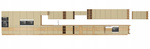 Front do zmywarki ARTISAN ZM 713 x 596 CAPPUCCINO POŁYSK / DĄB ARTISAN