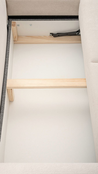 Mały Narożnik z funkcją spania TIKO 208 cm, Rozkładany, Pojemnik