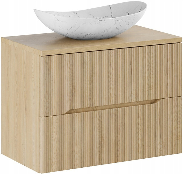 Blat łazienkowy 80cm, Meble łazienkowe DĄB CREMONA