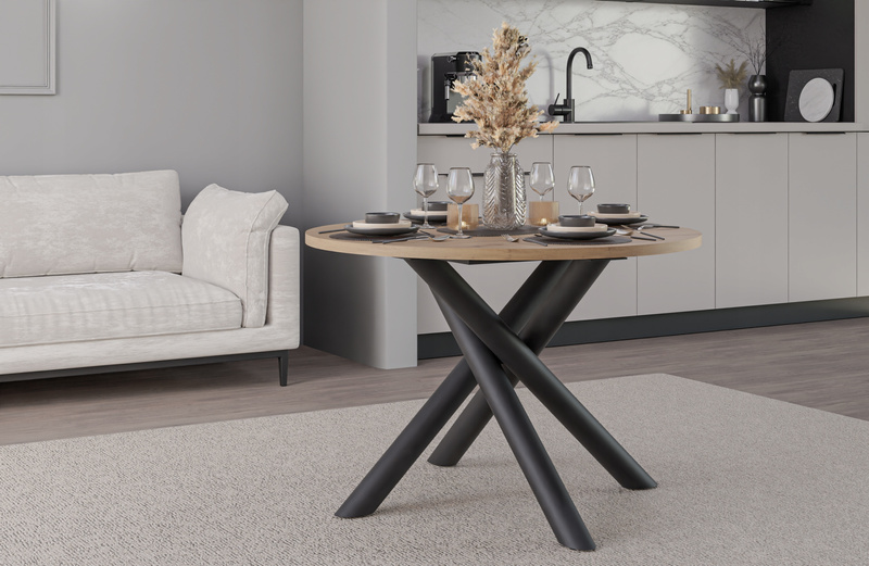 Stół OSLO 110cm Dąb Artisan