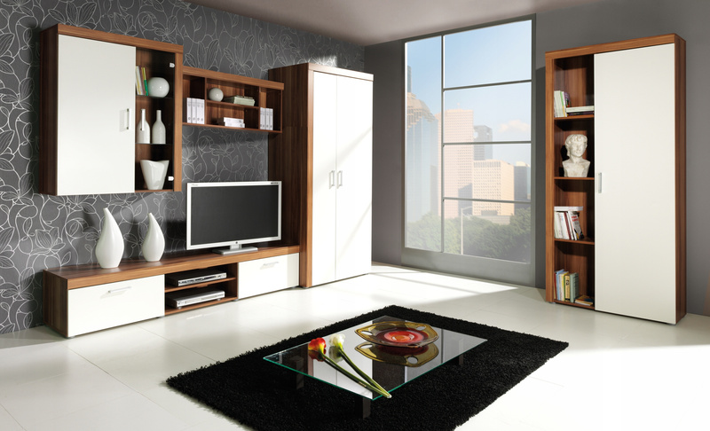 Zestaw mebli SAMBA, Meble do salonu, Meblościanka, San Marino / Crem