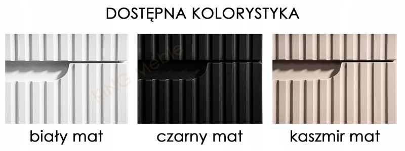 Meble łazienkowe NOVA CASHMERE 140, 2xUmywalka nablatowa, Kaszmir, 3 KOLORY