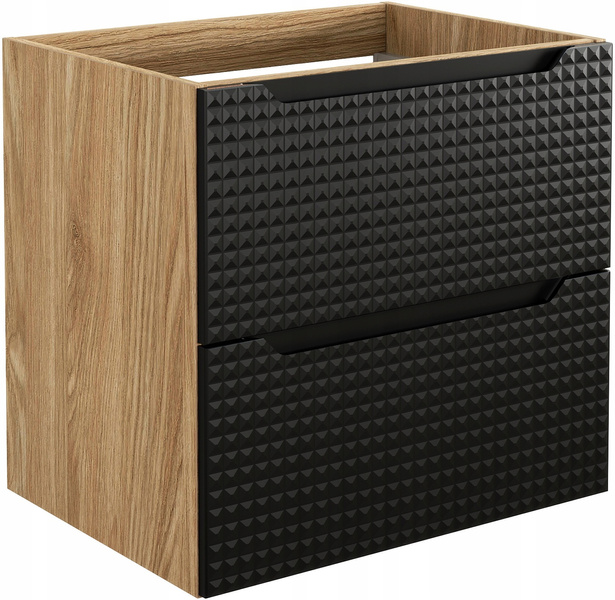 Zestaw meblowy 120cm, Meble łazienkowe LUXOR Dąb Olejowany / Czarny
