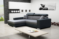 Narożnik z funkcją spania MEXICO DE LUX 263 cm, Rogówka, Rozkładany