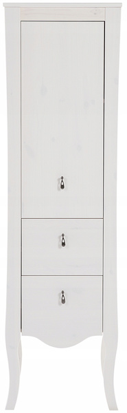 Słupek, szafka wysoka 45cm, Meble łazienkowe ELISABETH 800 Biały