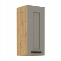 Szafka kuchenna górna LUNA 30 G-72 1F CLAY GREY / DĄB ARTISAN