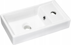 Umywalka meblowa jednokomorowa VEDEA 40cm Biała