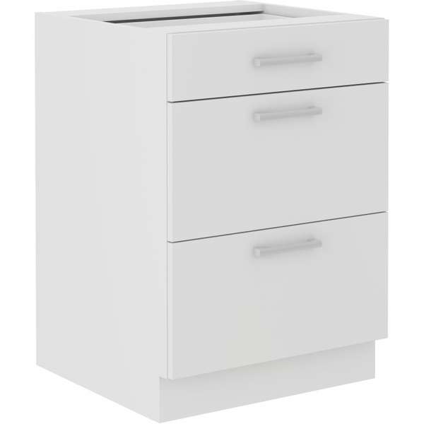 Szafka kuchenna dolna EKO WHITE 60 D 3S BB BIAŁA