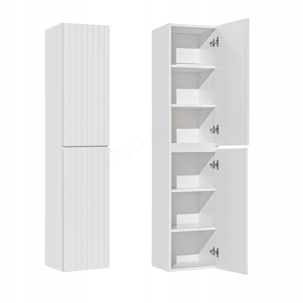 Meble łazienkowe ICONIC WHITE 100, Umywalka nablatowa, Lustro LED, 3 KOLORY