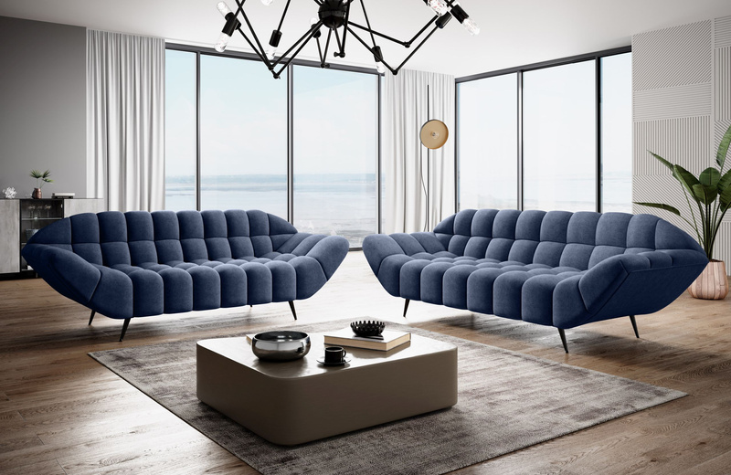 Nowoczesna Sofa GAPPA 2 200 cm, Wysokoelastyczna Pianka, Sprężyny
