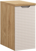 Zestaw meblowy 30cm z blatem, Meble łazienkowe LUXOR Dąb Olejowany / Beż