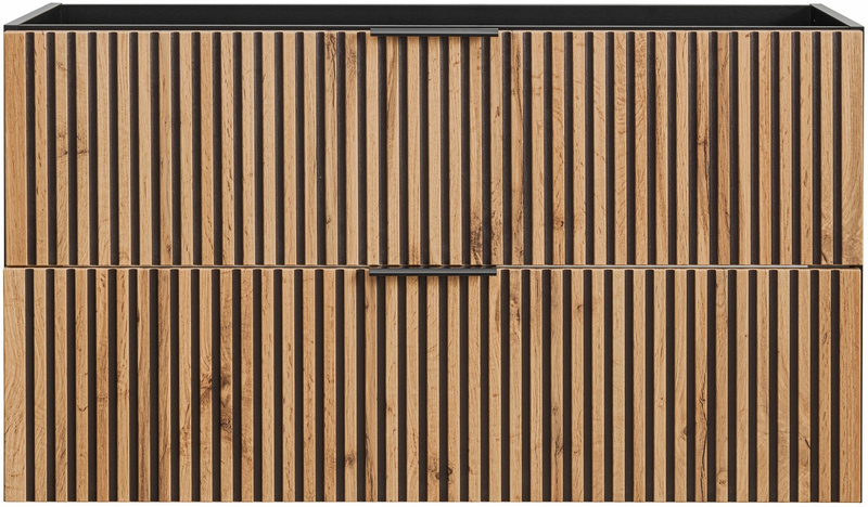 Szafka łazienkowa 100cm, szuflady, Meble łazienkowe XILO Dąb Wotan / Szary