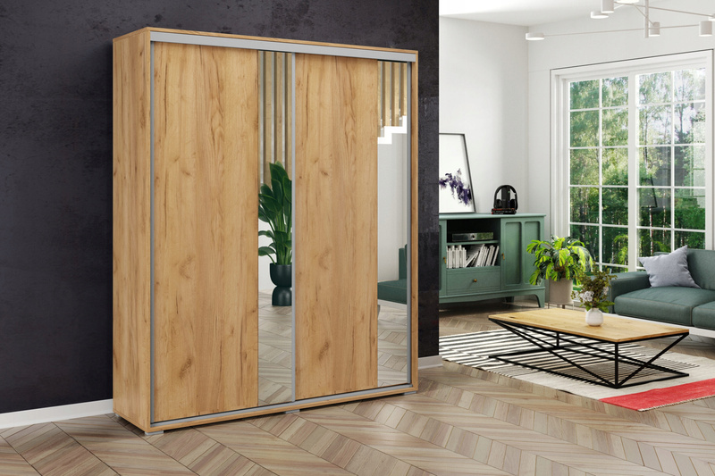 Szafa przesuwna A4 175 / 245 / 62 lustro, różne kolory i rozmiary