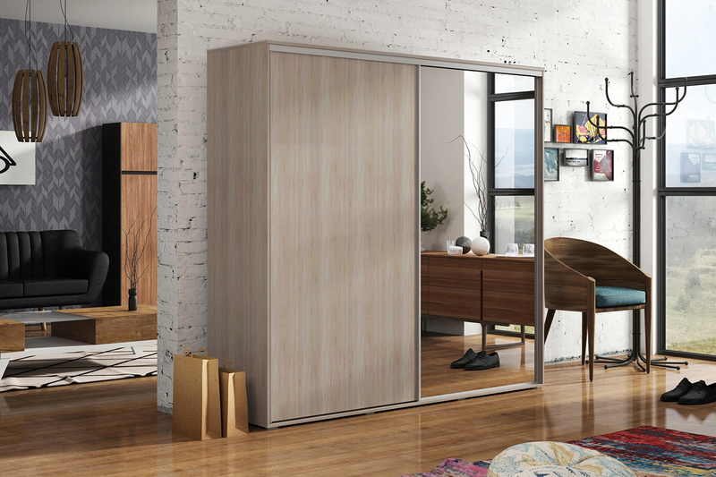 Szafa przesuwna A20 175 / 245 / 62 lustro, różne kolory i rozmiary