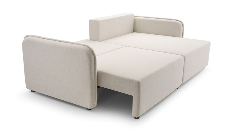 Mały Narożnik z Funkcją Spania MELODY 227 cm, Rozkładany, Pojemnik, Rogówka