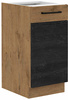 Szafka kuchenna dolna VIGO 40 D 1F BB DARK WOOD / DĄB LANCELOT