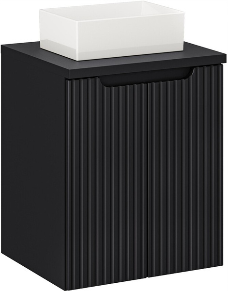 Blat łazienkowy 50cm, Meble łazienkowe CZARNY