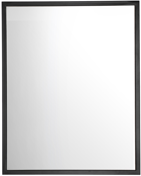 Lustro w ramie 60cm, Meble łazienkowe BROOKLIN Czarny Mat