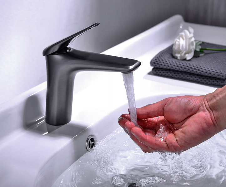 Bateria umywalkowa niska NIAGARA GREY