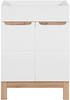 Szafka pod umywalkę 820 60cm, Meble łazienkowe BALI Dąb Craft/Biały Połysk
