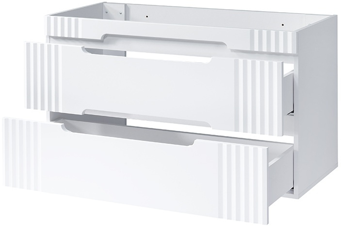 Szafka łazienkowa 120cm, szuflady, Meble łazienkowe FIJI Biały
