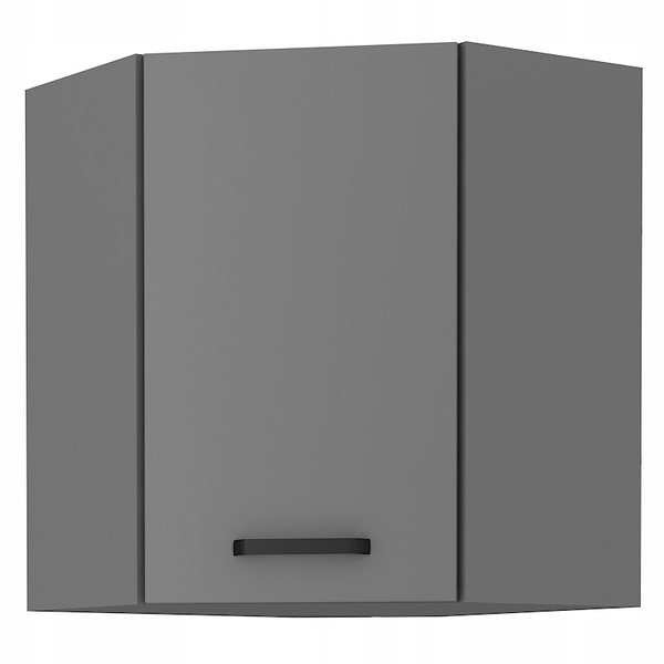 Szafka kuchenna górna narożna NESSA 60x60 GN-72 (45°) 1F ANTRACYT