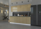 Front do zmywarki LARA ZM 570x466 BIAŁY/CAPPUCCINO POŁYSK