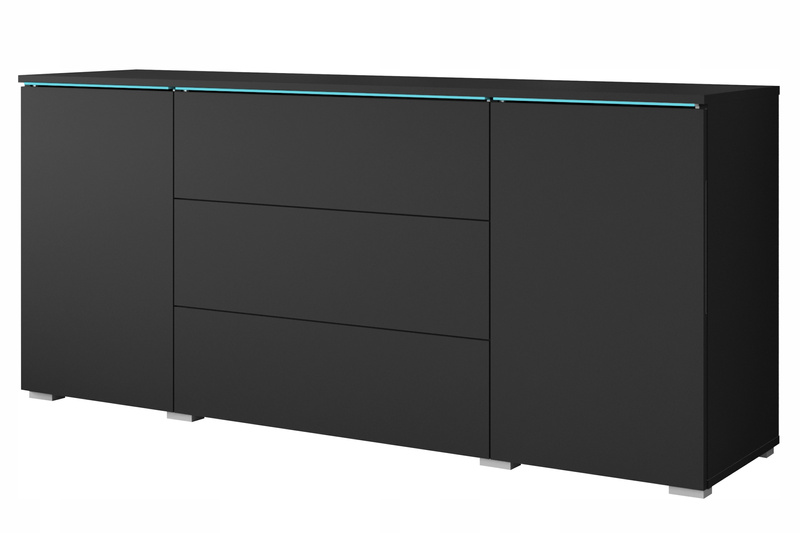 Komoda VERA 150 Czarny Grafit