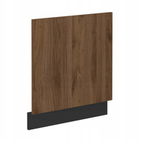 Front do zmywarki MONZA ZM 570 x 596 ORZECH OKAPI / CZARNY MAT