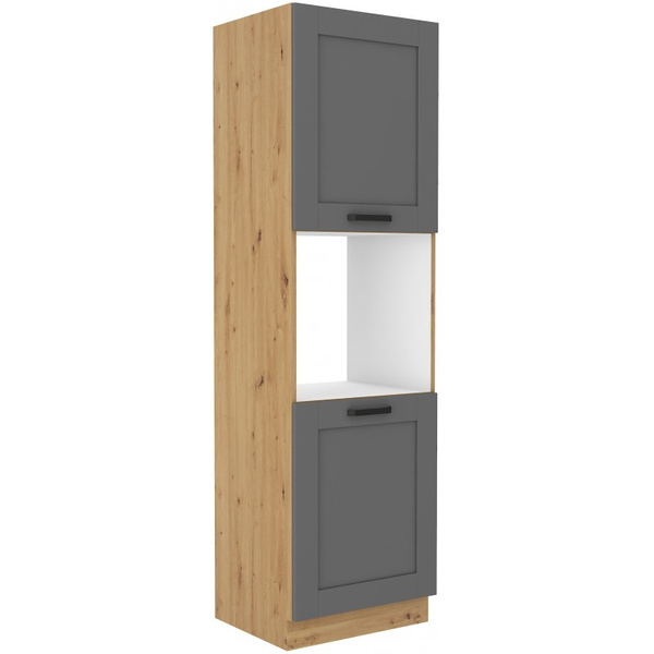 Meble kuchenne zestaw narożny LUNA DUST GREY / DĄB ARTISAN kuchnia szafki