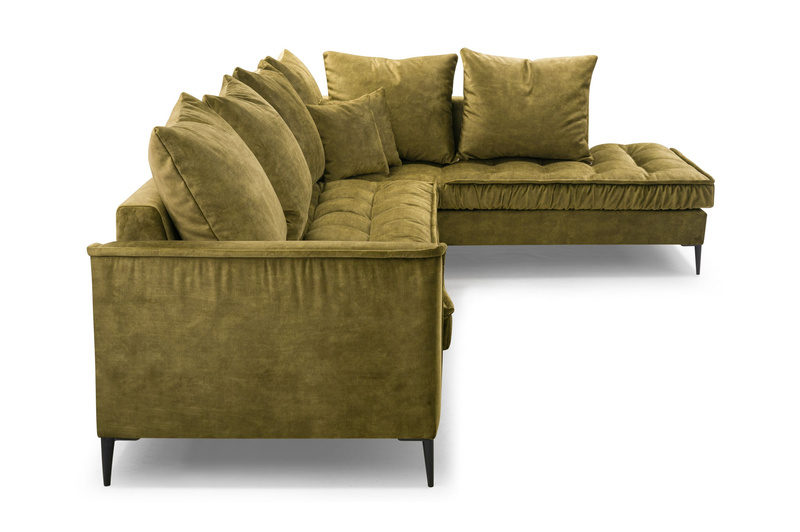 Nowoczesny Narożnik do salonu LENA 306 cm, Rogówka, Sprężyny, Silikon