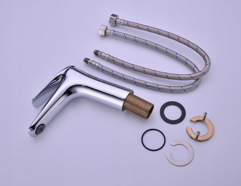 Bateria umywalkowa niska NIAGARA SILVER