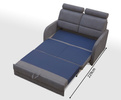 Sofa Rozkładana WIBARO 144 cm, Sofa Dwuosobowa