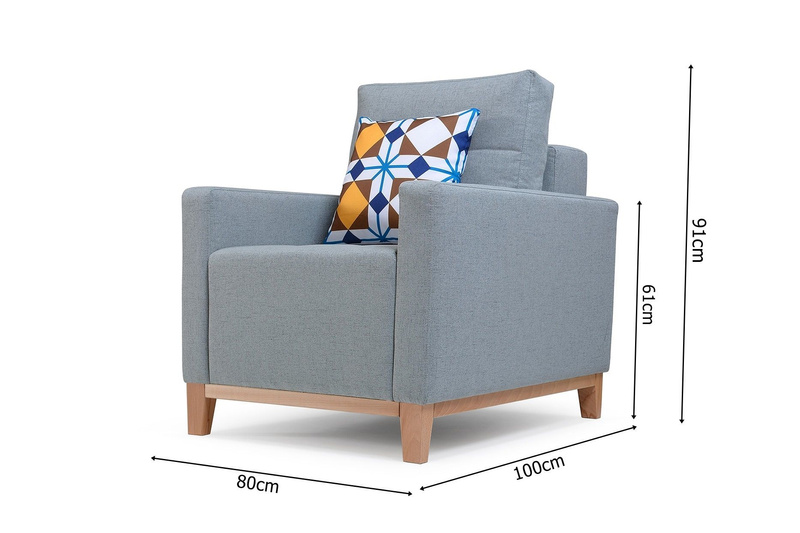 Kanapa Rozkładana, Sofa Rozkładana ARIEL 213 cm