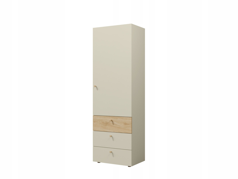 Szafa jednodrzwiowa YUKI 60cm z szufladami 4, Meble Młodzieżowe