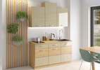 Szafka kuchenna dolna ARTISAN 90x90 DN 2F BB CAPPUCCINO POŁYSK/DĄB ARTISAN