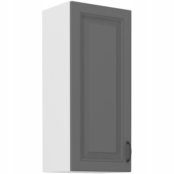 Szafka kuchenna górna STILO 40 G-90 1F DUSTGREY/BIAŁY MAT