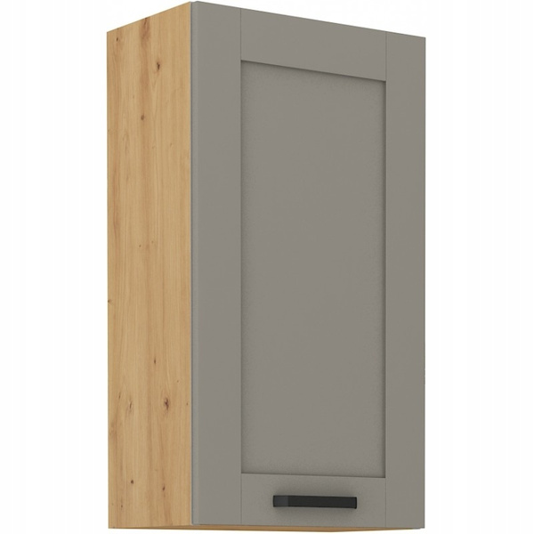 Szafka kuchenna górna LUNA 50 G-90 1F CLAY GREY / DĄB ARTISAN
