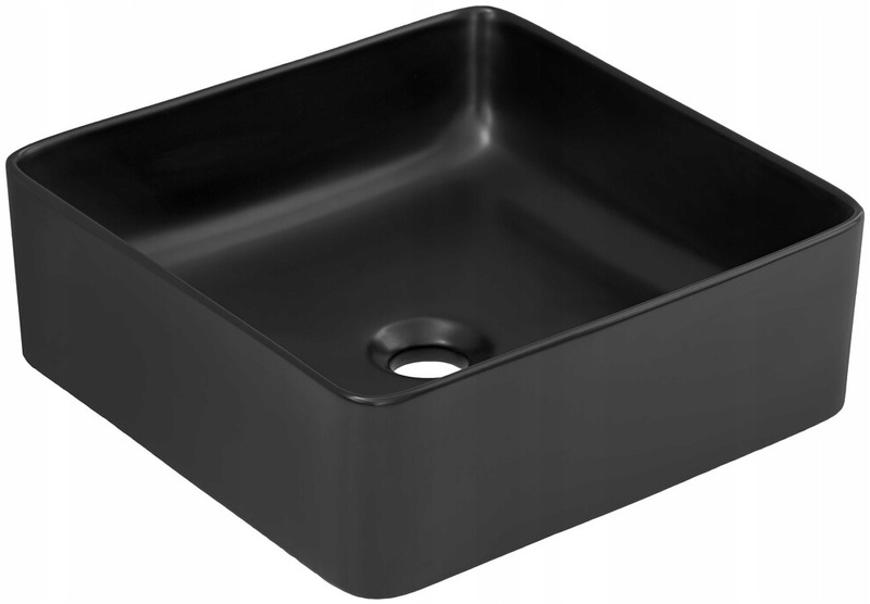 Umywalka nablatowa SLIM 40 Czarny Mat