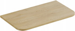 Blat łazienkowy 120cm, Meble łazienkowe OVALIA DĄB CREMONA