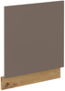 Front do zmywarki 60 cm z panelem sterującym z przodu ZM 570x596 TRUFFLE GREY, DĄB ARTISAN, Meble Kuchenne BOLONIA