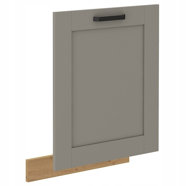 Front do zmywarki LUNA ZM 713 x 596 CLAY GREY / DĄB ARTISAN