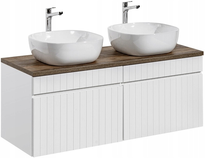 Blat łazienkowy 120cm, Meble łazienkowe Dąb Santa Fe Vintage