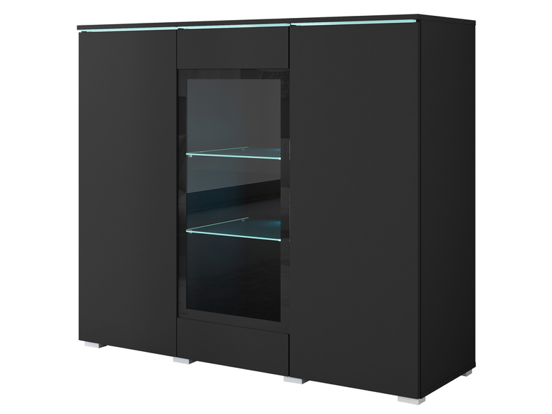 Witryna VERA HIGHBOARD 120 Czarny Grafit