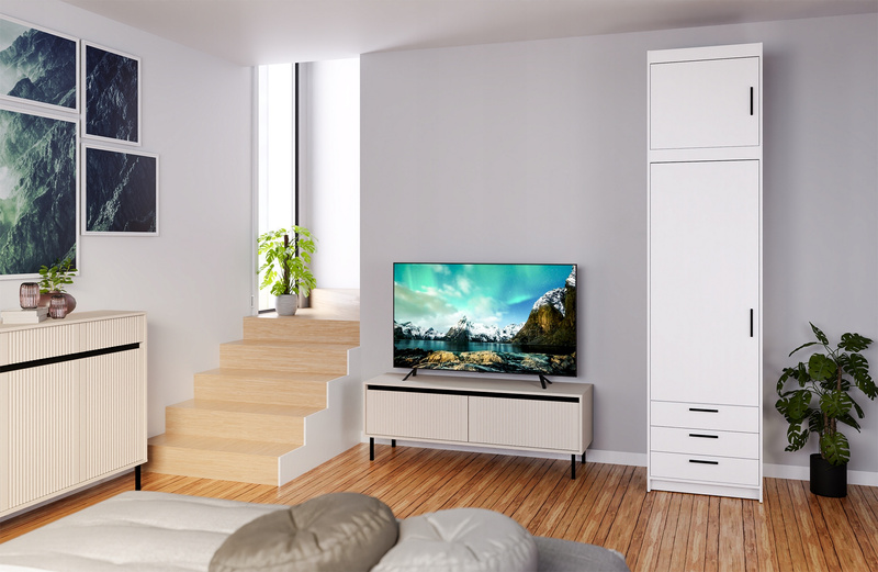 Nadstawka do szafy ELENA 1D Biały Mat