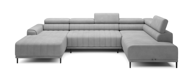 Narożnik z funkcją spania CALDO XL 342 cm, Pojemnik, System Puma