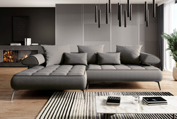 Narożnik z funkcją spania SELEDO S 284 cm, Elektryczny wysuw siedziska