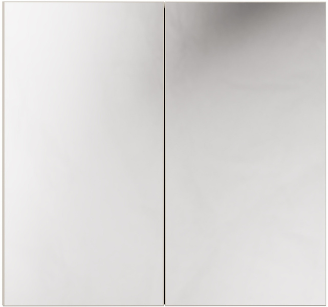 Szafka łazienkowa z lustrem 80cm, 2 drzwi, Meble łazienkowe BELLA Kaszmir