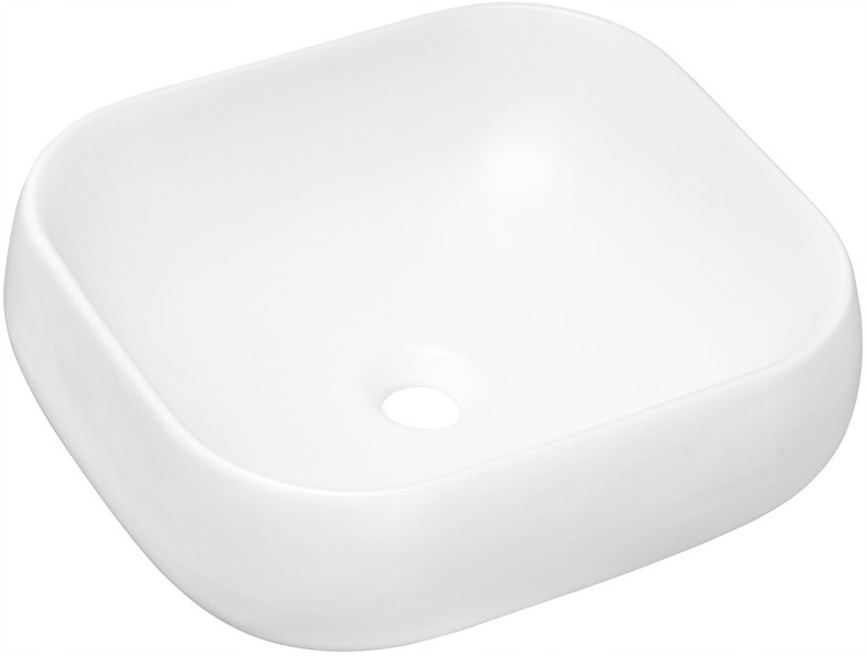 Umywalka nablatowa NIKA 45cm Czarny Mat