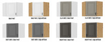 Szafa kuchenna górna STILO 60x60 GN-72 (45°) 1F DUSTGREY/DĄB ARTISAN